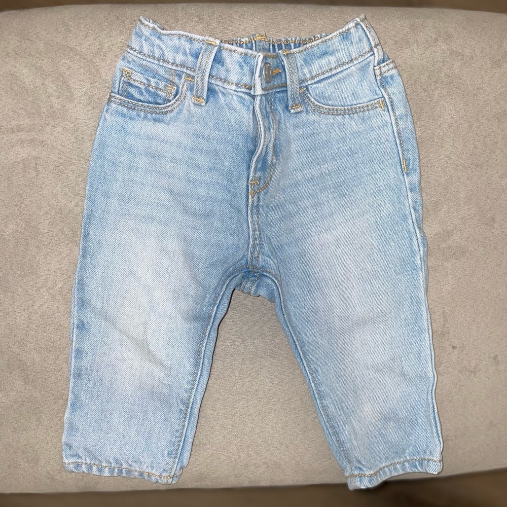 6-12 months light blue Old Navy jeans